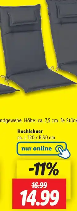 Lidl LIVARNO home Hochlehner Angebot