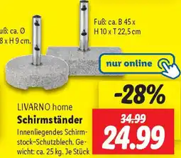 Lidl LIVARNO home Schirmständer Angebot