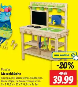 Lidl Playtive Matschküche Angebot