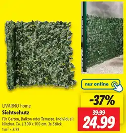 Lidl LIVARNO home Sichtschutz Angebot