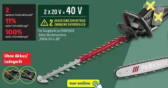 Lidl PARKSIDE PERFORMANCE Akku-Heckenschere 40 V Angebot