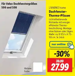 Lidl LIVARNO home Dachfenster Thermo-Plissee Angebot
