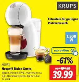 Lidl KRUPS Nescafé Dolce Gusto Angebot