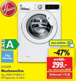 Lidl HOOVER Waschmaschine Angebot