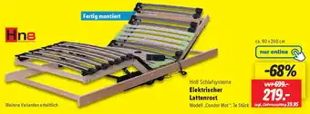 Lidl Hn8 Schlafsysteme Elektrischer Lattenrost Angebot