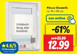 Lidl LICHT BLICK Plissee-Klemmfix Angebot