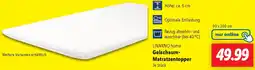 Lidl LIVARNO home Gelschaum Matratzentopper Angebot