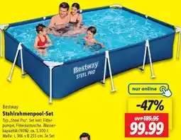 Lidl Bestway Stahlrahmenpool-Set Angebot