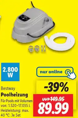 Lidl Bestway Poolheizung Angebot
