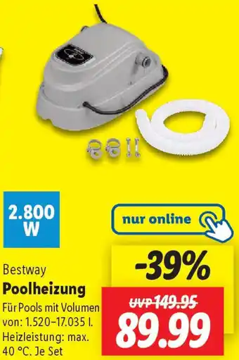 Lidl Bestway Poolheizung Angebot
