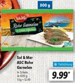 Lidl Sol & Mar ASC Rohe Garnelen Angebot