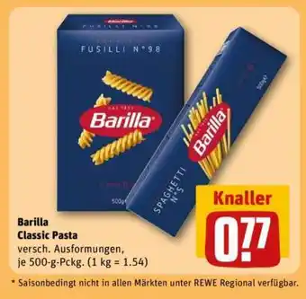 REWE BARILLA Classic Pasta Angebot
