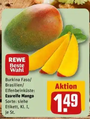 REWE Essreife Mango Angebot