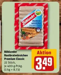 REWE Böklunder Rostbratwürstchen Premium Classic Angebot