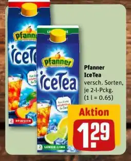 REWE Pfanner IceTea Angebot