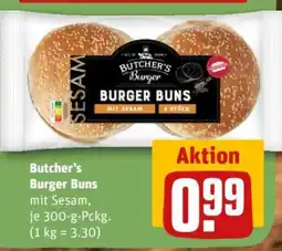 REWE Butcher's Burger Buns Angebot