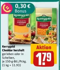 REWE Kerrygold Cheddar herzhaft Angebot