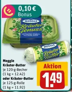 REWE Meggle Kräuter- butter Angebot