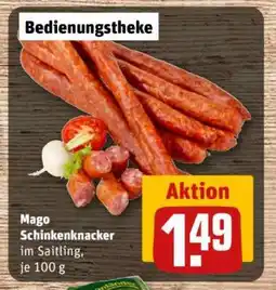 REWE MAGO Schinkenknacker Angebot