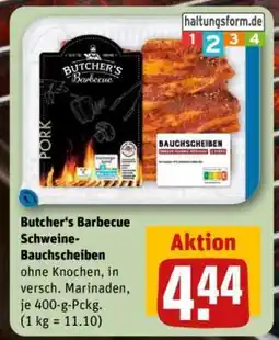 REWE Butcher’s Barbecue Schweine-Bauchscheiben Angebot