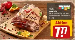 REWE Frische junge Ente Angebot