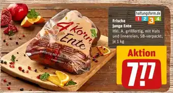 REWE Frische junge Ente Angebot