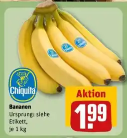REWE Bananen Angebot