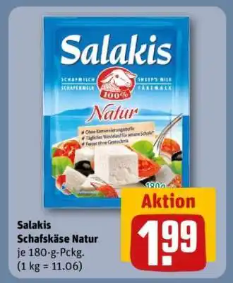 REWE Salakis Schafskäse Natur Angebot