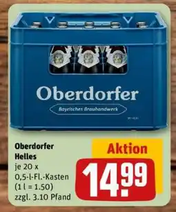 REWE Oberdorfer Helles Angebot