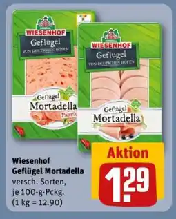 REWE Wiesenhof Geflügel Mortadella Angebot