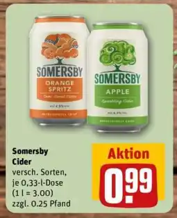 REWE SOMERSBY Cider Angebot