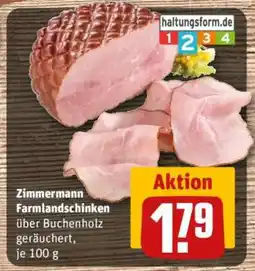 REWE Zimmermann Farmlandschinken Angebot