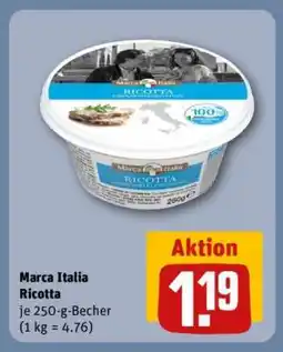 REWE Marca Italia Ricotta Angebot