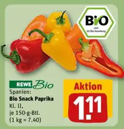 REWE Bio Snack Paprika Angebot
