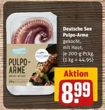 REWE Deutsche See Pulpo Arme Angebot