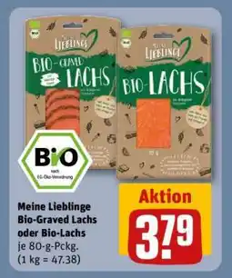 REWE Meine Lieblinge Bio-Graved Lachs oder Bio-Lachs Angebot