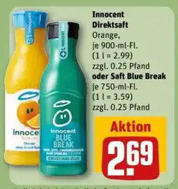 REWE Innocent Direktsaft Angebot