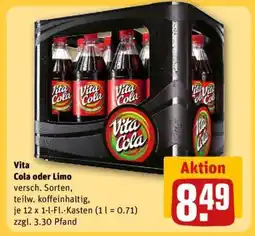 REWE Vita Cola oder Limo Angebot
