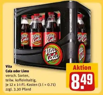 REWE Vita Cola oder Limo Angebot