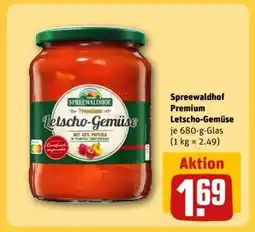 REWE Spreewaldhof Premium Letscho-Gemüse Angebot