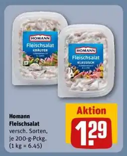 REWE Homann Fleischsalat Angebot