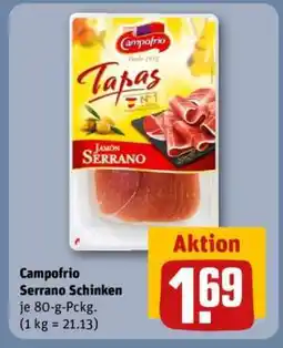 REWE Campofrio Serrano Schinken Angebot