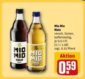 REWE Mio Mio Mate Angebot