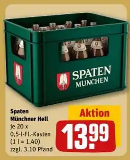 REWE Spaten Münchner Hell Angebot