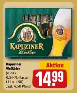 REWE Kapuziner Weißbier Angebot