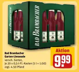 REWE Bad Brambacher Garten-Limonade Angebot