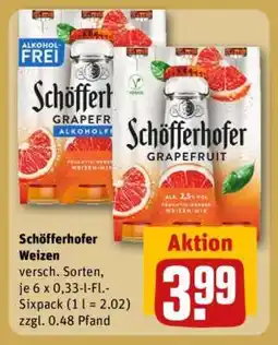 REWE Schöfferhofer Weizen Angebot