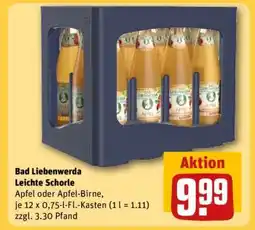 REWE Bad Liebenwerda Leichte Schorle Angebot