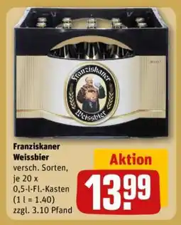 REWE Franziskaner Weissbier Angebot