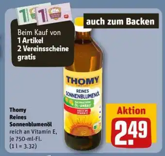 REWE THOMY Reines Sonnenblumenöl Angebot